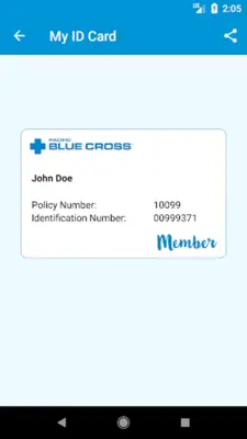 Pacific Blue Cross Mobile android App screenshot 7